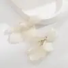 Pendientes Largos de Estilo Coreano Retro de Alta Gama Bloque de Color Exagerado Estilo Barroco para Mujer