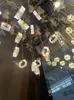 Nuevos Accesorios de Boda Anillo de Luna Luminoso de Acrílico Araña Cadena de Luces Decoración de Techo de Boda
