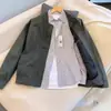 Atacado do Fabricante Jaqueta de Baseball Casual Americana Tendência Roupa Externa Masculina Design de Primavera e Outono Jaqueta de Trabalho Solta Masculina