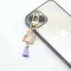 Corrente de Porta Chaveiro Borla Gotejamento de Óleo Maçã Fone de Ouvido Bluetooth airpods Capa Protetora Pingente Bolsa Acessórios para Pendurar Celular