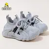 Meias infantis, tênis estilo papai, novos modelos primavera e outono, sapatos casuais respiráveis para meninos e meninas, antiderrapantes, com sola grossa, resistentes a impactos, sapatos de bebê com sola macia