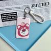 Porta Credencial de Trabajo, Porta Tarjeta de Autobús, Tarjeta de Comida de Moda con Cordón, Pase de Campus para Recoger y Dejar Estudiantes, Insignia Linda