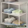 Prateleira organizadora retrátil para guarda-roupa, ferramenta economizadora de espaço para armário de roupas, prateleira divisória deslizante, sapateira