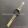 Correa de cadena con palabra D de diamante para Huawei Watch GT aplicable, nueva, de acero inoxidable, 22 mm, pulsera de cadena de diamante, en stock