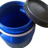 Barril de Plástico de 30L Barril Químico Barril Redondo Barril de Boca Ancha Barril con Brida Resistente a Ácidos y Álcalis Barril de Agua Fabricante Venta Directa Productos de Plástico