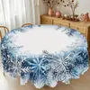 Vendas diretas transfronteiriças do fabricante: Toalha de mesa de Natal, toalha de mesa decorativa com estampa de Natal, toalha de mesa impermeável para uso doméstico e em restaurantes