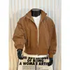 Chaqueta bomber corta retro de moda estilo americano para hombre, primavera y otoño, cuello alto, silueta bomber, chaqueta de trabajo