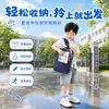 Impermeable Infantil para Estudiantes de Primaria, Transparente, Engrosado, Estilo Largo, Puntos, Puede Llevar Mochila, Portátil para Escuela y Viajes, Poncho de Lluvia Desechable