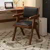 Silla de comedor estilo wabi-sabi, silla de uso doméstico de imitación madera, silla con respaldo de cojín suave estilo francés, silla para té de balcón, silla vintage Chandigarh