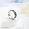 Anillos Nuevos de Moda Transfronterizos para Hombre, Anillos Personalizados de Acero de Titanio para Hombre, Anillos de Acero Inoxidable, Accesorios Simples para la Mano para Hombre, Venta Directa del Fabricante