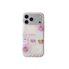 Gato Morango para Capa de Celular Apple 17promax iPhone18pro Divertido 16 Novo 15p Fofo