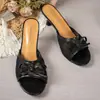 Sandalias de Tacón Alto Estilo Nocturno para Mujer, Tallas Grandes 36-42, Diseño Abierto sin Cierre con Lazo Delgado, Versátiles y Elegantes