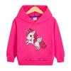 Suéter con capucha para niña de unicornio 2022 Primavera y Otoño nuevo para niños estilo coreano moderno bebé top casual que combina con todo