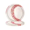 Nova Decoração de Festa de Aniversário com Balões em Aquarela Suprimentos para Festa de Futebol Rugby Baseball Prato de Papel Copo de Papel Arranjo de Mesa