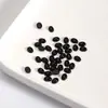 Accesorios ovalados de colores con base plana para ojos y nariz para muñecas de tela hechas a mano, decoraciones para muñecas de tejido y ganchillo