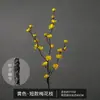 Novo Estilo Zen Chinês Flor de Ameixa Artificial Galhos Secos Ameixa de Cera Flores Artificiais Decoração de Casa Sala de Estar Chão Casamento Flores Secas
