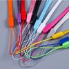 Corda de Pinha Bastão de Selfie Sling Lanterna Celular Chave Cordão Pendurado Fonte de Alimentação Móvel Cordão de Pulso 11 Cores em Estoque