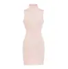 Vestido sin mangas de cintura alta para mujer, cintura elástica ceñida, elegante vestido ajustado al cuerpo, nuevo estilo Primavera Temprana 2026, vestido base moderno