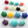 Concha Sintética de Vieira Prensada en Polvo Grande, Mediana y Pequeña Cuentas Sueltas para Joyería Accesorios Multicolor Opcional DIY Cuentas Hechas a Mano