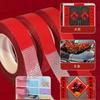 Fita adesiva dupla face Red Spring Couplet ano novo sem costura repetida fita adesiva couplet