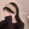 Diadema de Terciopelo con Ala Ancha Otoño Invierno para Mujer, Estilo Retro Suave, Diadema Alta para la Parte Superior de la Cabeza, Temperamento Versátil, Pinza para el Cabello que No Ahoga, Accesorios para el Cabello
