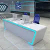 Consola de Centro de Mando Consola de Monitoreo Curva Sala de Control Central Consola de Despacho Banco de Trabajo de Operación de Pintura Inteligente Consola de Mando