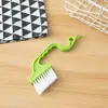 Cepillo de Esquina para Baño, Cepillo Limpiador de Juntas de Piso y Azulejo de Baño, Artefacto para Remover Esquinas Muertas de Cocina, Cepillo Pequeño de Cerdas Duras