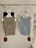 Wgwe9417 Guangzhou Shisanxing Moda Feminina Verão 2026 Novo Top Colete Tricotado Sem Manga Gola Redonda de Alta Qualidade