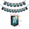 Decoración de Fiesta de Cumpleaños Leyenda del Dragón Raya Película de Fantasía Anime Bandera Globo Inserciones para Pastel