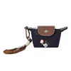 Mini Bolsa Feminina Fofa com Design de Nicho, Bolsa Dumpling, Porta-Moedas, Porta-Batom, Estojo de Fone de Ouvido, Chaveiro, Pingente de Bolsa, Bolsa Croissant
