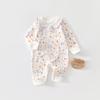 Ropa para Bebé Recién Nacido, Mameluco Sin Costuras de Algodón Puro, Conjunto de Mariposa para Bebé de Primavera y Otoño, Mono de Bebé de Otoño