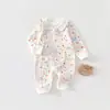 Ropa para Bebé Recién Nacido, Mameluco Sin Costuras de Algodón Puro, Conjunto de Mariposa para Bebé de Primavera y Otoño, Mono de Bebé de Otoño