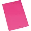 Pasta com aba elástica (papel) Ofício Rosa