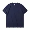 77000 camisetas de algodón de manga corta de 180g, 26 hilos, hechas a medida de fábrica, uniformes para clases de manualidades, ropa de trabajo, estampadas con logo y texto, corte holgado
