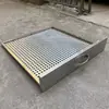 Forro Cuadrado para Vaporera Antiadherente Esterilla para Tamales Esterilla Gruesa para Cesta Tejida de Mimbre Imitación Hierba 43x45 Esterilla de Silicona 53x55