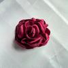 Peonía de borde quemado satinado diadema para el cabello de niños accesorios banda para el cabello accesorios para ropa zapatos y sombreros flor accesorio diy joyeria flor de tela