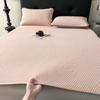 Clase A Grado Madre e Hijo Frijol Fresco Alfombrilla Redonda Juego de Tres Piezas Verano Seda de Hielo Alfombrilla de Aire Acondicionado Suave Lavable para el Hogar