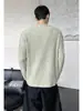 Outono de 2026 Novo Estilo Estilo de Hong Kong Interno Tamanho Plus Camiseta Henley Manga Longa M-5X HT261049-P24