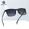 Nuevo marco de gafas TR90 transfronterizo moda masculina cuadrado TAC polarizado gafas de sol alto sentido elástico cómodo protector solar