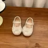 Zapatos Pequeños de Cuero Estilo Princesa Elegantes para Bebés y Niñas Pequeñas Modelo Nuevo Primavera y Otoño 2026 Bailarinas Versátiles con Lazo Poco Profundo para Bebé Niña
