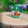 Casa de Cogumelo Micro Paisagem Resina Pequenos Enfeites Decorações de Musgo Desktop Desenho Animado Pequenos Enfeites DIY Enfeites de Bonsai