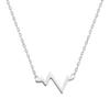 Collar de Latido del Corazón para Mujer, Modelo Nuevo de Alta Gama 2026, Diseño de Nicho de Lujo Ligero, Joyería de Cadena para Clavícula Inspirada en Electrocardiograma al por Mayor