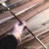 Coçador de Costas de Pau-Rosa Estilo Bambu, Sândalo Dourado, Auto-Uso para Idosos, Coçador de Costas de Madeira Maciça com Cabeça de Cobre