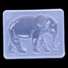 Tallo de Espejo Elefante Erizo Serie Deersen Goma Goteando Molde de Silicona Arcilla de Cerámica Blanda Hecha a Mano Herramienta de Moldeo de Yeso
