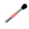 Espejo Mágico de Doble Cabeza Pintura para Uñas Arte de Uñas Polvo Aurora Cabeza de Silicona Brocha para Difuminar Sombra de Ojos Maquillaje Halo Herramientas de Belleza Polvo