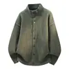 2026 Nuevo Cárdigan de Punto de Color Sólido de Cuello Alto Medio para Hombre Estilo Old Money Chaqueta de Punto Abrigo Suéter para Hombre
