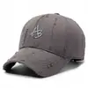 Nueva Gorra de Béisbol con Agujeros Bordados para el Sol, para Exteriores, Todas las Estaciones, Unisex, Moda Tendencia