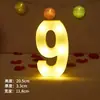 Ventas Directas de Fábrica Luz de Modelado de 26 Letras Inglesas Luz Decorativa para Boda, Propuesta, Confesión Luz Nocturna Forma de Letra Mediana