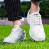 Fornecimento Direto da Fábrica Sapatos de Golfe Masculinos Transfronteiriços Tamanho Grande Estilo Britânico Sapatos Esportivos Casuais Leves Resistentes ao Desgaste Sapatos Masculinos