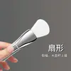 Cepillo Portátil para Mascarilla Facial de Doble Cabeza con Cuchara, Cepillo Multifuncional de Silicona con Cerdas Suaves para Aplicar Mascarilla de Barro Limpiadora, Spa y Salón de Belleza